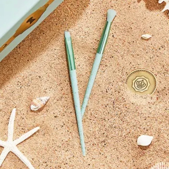 Elaina Badro Sea Green Divine Duo Brush Set | NEW | 2 Piece Seagreen - Picture 3 of 12